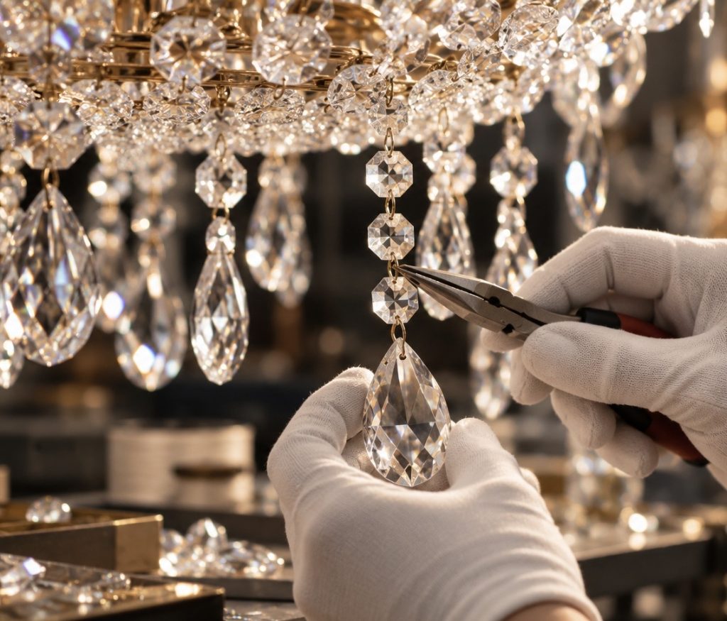 Galvian Avize el işçiliği kristal avize