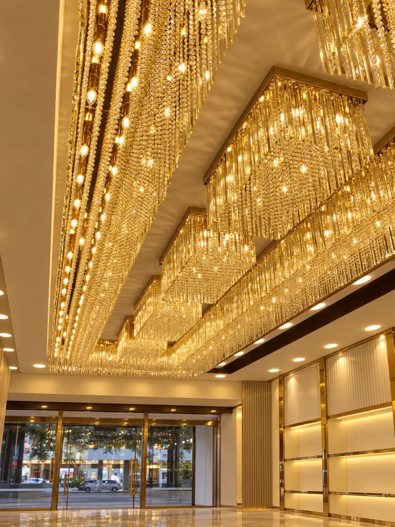 Gold Royal – Galvian Avize crystal chandelier project 2