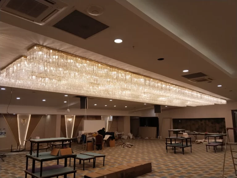 Hotel Golden Way – Galvian Avize crystal chandelier project 3