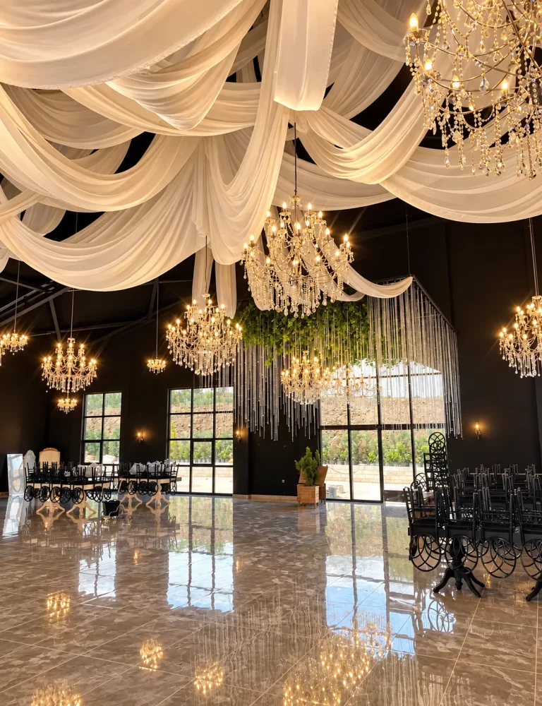 Organizasyon Cenneti – Galvian Avize crystal chandelier project 2